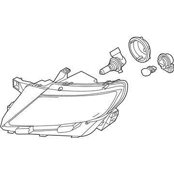 Ford BA1Z-13008-C Headlamp Assembly