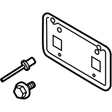 Ford AL3Z-17A385-A License Bracket