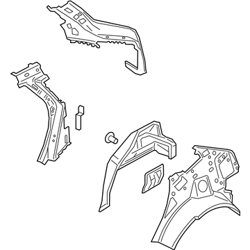 Ford FT4Z-5827864-B Reinforcement Assembly - Bodyside