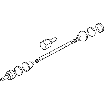 Ford 8S4Z-3B437-B Front Axle Shaft