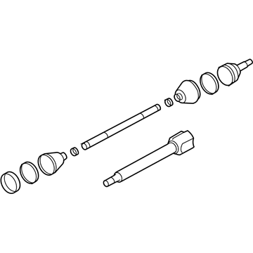 Ford 8S4Z-3B436-A Front Axle Shaft