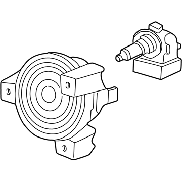 Ford XL2Z-15200-BA Lamp Assembly - Fog - Front