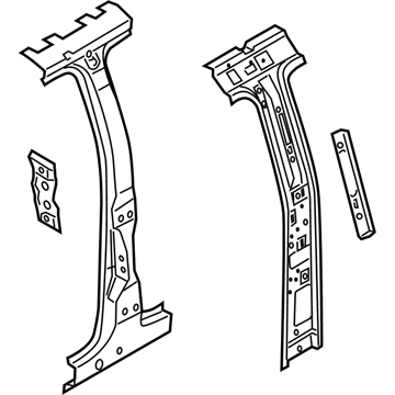 Ford 8C3Z-2624300-A Panel Assembly - "B" Pillar - Inner