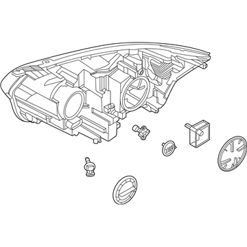 Ford LK4Z-13008-A Headlamp Assembly