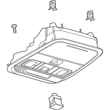 Ford LB5Z-78519A70-AW Console Assembly - Overhead