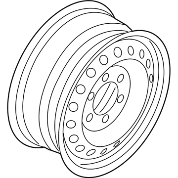 Ford KB3Z-1015-C Wheel, Steel