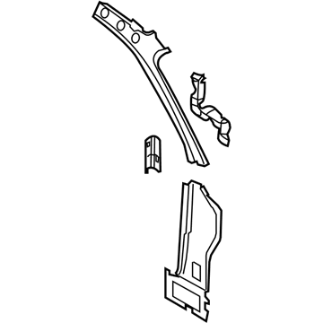 Ford 8S4Z-5402038-A Reinforcement - "A" Pillar