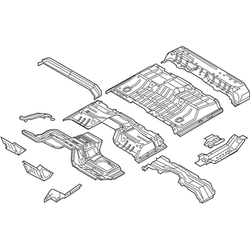 Ford BC3Z-2611000-A Floor Pan Assembly