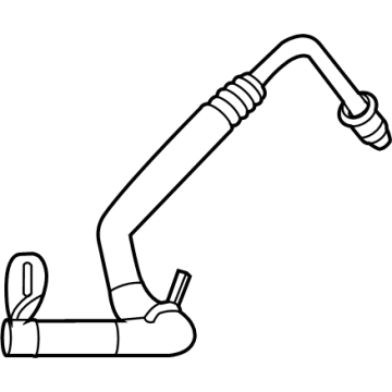 Ford JC3Z-3A713-J Lower Return Hose