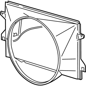 Ford F85Z-8146-BA Fan Shroud