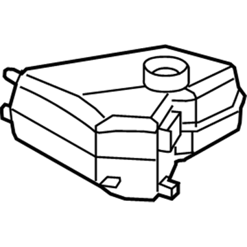 Ford BE8Z-8A080-A Tank Assembly - Radiator Overflow