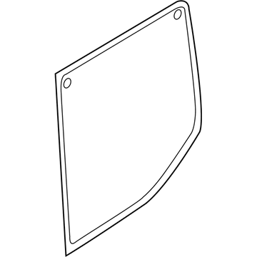 Ford BK3Z-6129710-AG Quarter Window Glass