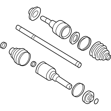 Ford 5L2Z-4K139-B Axle Assembly