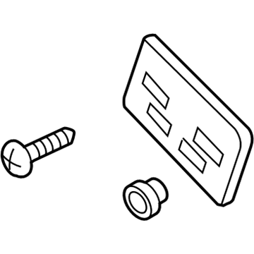 Ford 7L8Z-17A385-A License Bracket