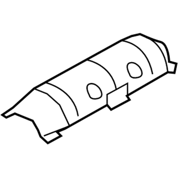 Ford 9C2Z-5G220-B Muffler Shield