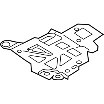 Lincoln JX6Z-10732-C Lower Reinforcement