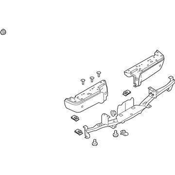 Ford 9C3Z-17906-CPTM Bumper Assembly - Rear