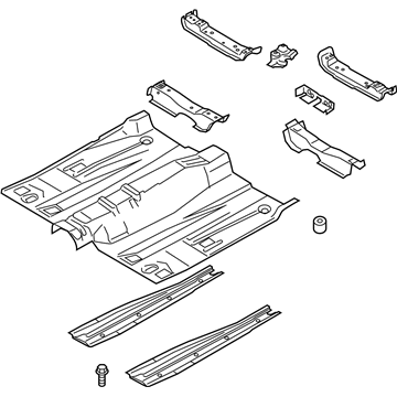 Ford HG9Z-5411135-A Front Floor Pan