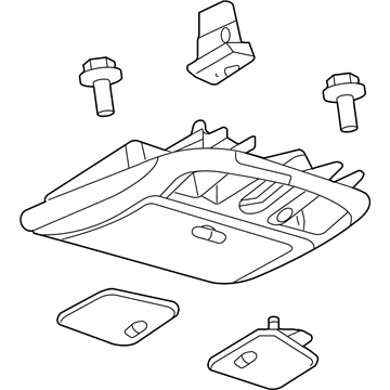 Lincoln 9H6Z-54519A70-AE Overhead Console