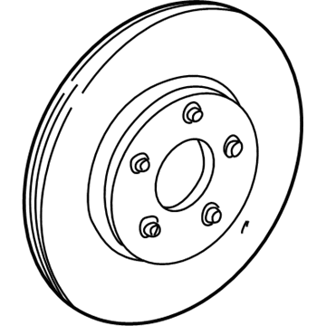 Ford 5U2Z-1V125-E Rotor