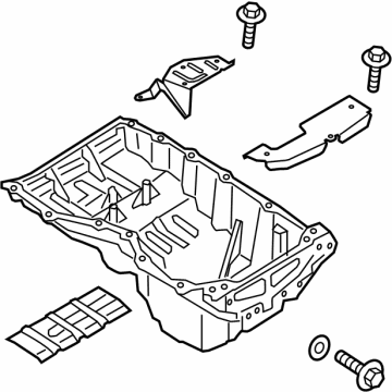 Ford Mustang Oil Pan - FR3Z-6675-B