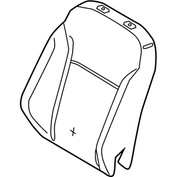 Ford CJ5Z-7864811-A Seat Back Pad