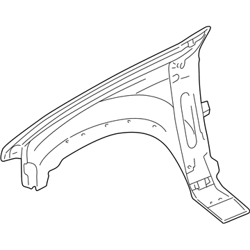 2004 Lincoln Aviator Fender - 3C5Z-16005-AA