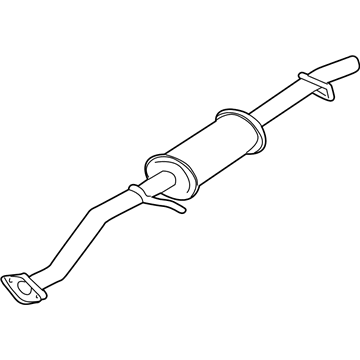 Mercury 5E6Z-5A212-AA Resonator W/Pipe