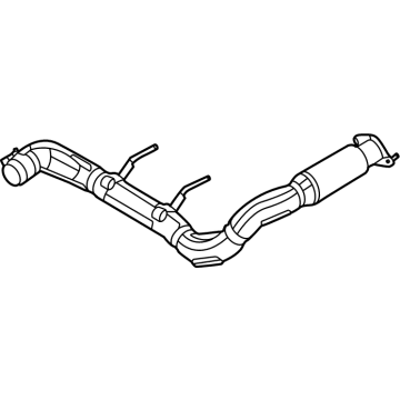 2023 Ford Bronco Exhaust Pipe - MB3Z-5246-E