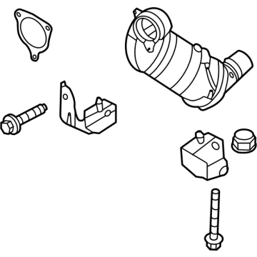 2022 Ford Bronco Catalytic Converter - KB3Z-5E212-E