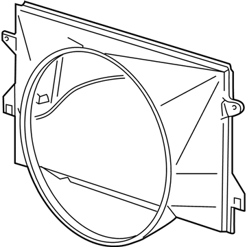 Ford 2L3Z-8146-BA Shroud - Radiator Fan