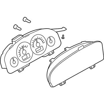 2007 Ford Escape Speedometer - 6M6Z-10849-AA