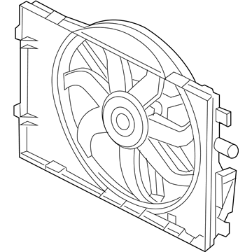 2006 Ford Fusion Engine Cooling Fan - 7E5Z-8C607-A