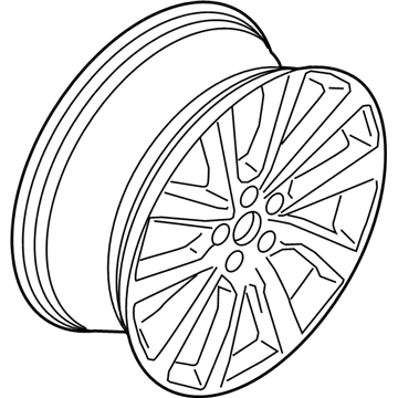 Lincoln MA1Z-1007-B Wheel, Alloy