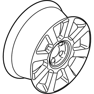 Mercury AN7Z-1007-A Wheel, Alloy