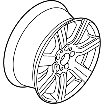 Mercury 9N7Z-1007-A Wheel, Alloy