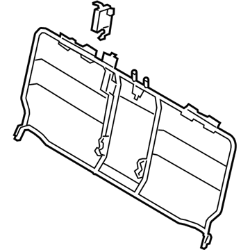 Ford KB3Z-26613A38-A FRAME - REAR SEAT BACK RETAINI