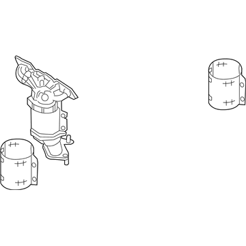 Ford DA8Z-5G232-C Exhaust Manifold And Catalyst Assembly