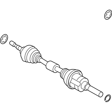 Lincoln K2GZ-3B437-P Axle Assembly