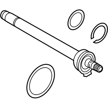 Lincoln K2GZ-3A329-B Intermediate Shaft