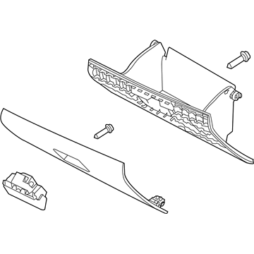 Lincoln AH6Z-54060T10-AA Glove Box Assembly