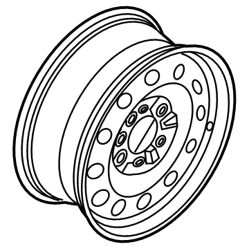 Ford JL1Z-1007-B Wheel, Spare