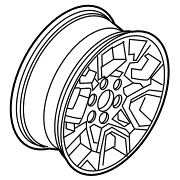 Ford ML3Z-1007-BA Wheel, Alloy