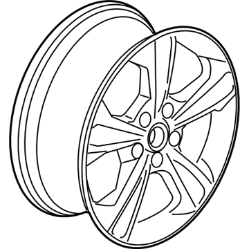 Ford CJ5Z-1007-A Wheel, Alloy