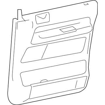 Mercury 3F2Z-1723942-DAA Door Trim Panel