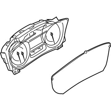 Ford EB5Z-10849-JA Cluster Assembly