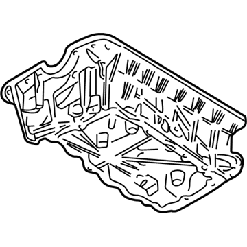 2003 Ford Explorer Sport Trac Oil Pan - 1L5Z-6675-DA