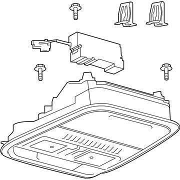 Lincoln LJ7Z-78519A70-AL Overhead Console