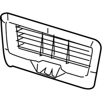 Ford 3F2Z-17434A20-AA License Frame