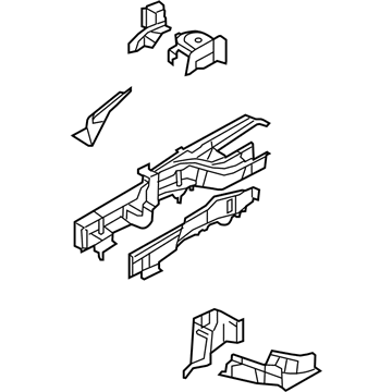 Lincoln 8T4Z-16054-B Apron/Rail Assembly